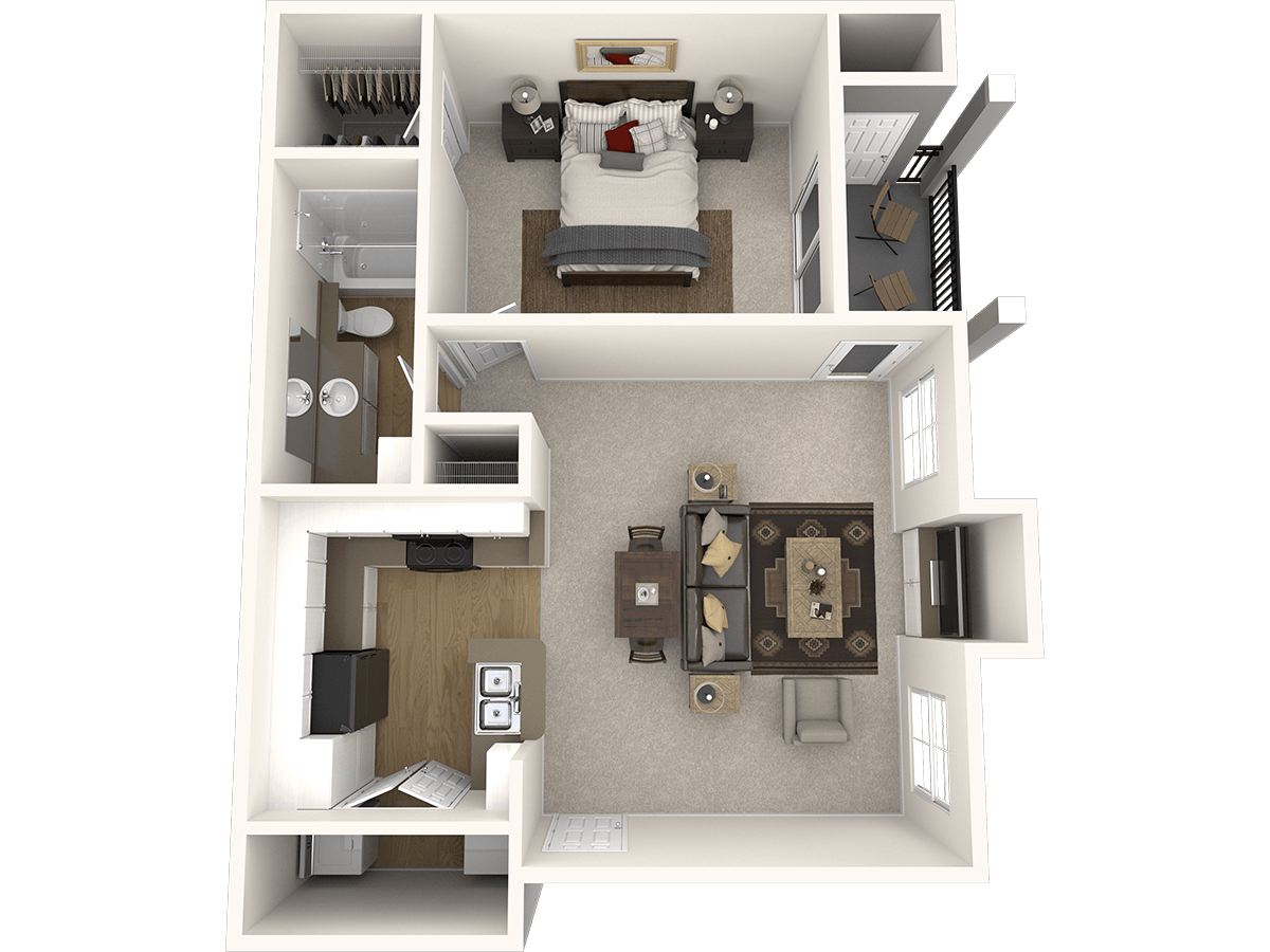 Floor plan layout diagram for Museo - A3